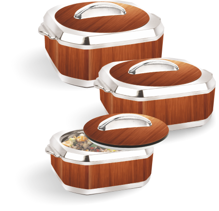 WoodElite Insulated Plastic Casserole Set