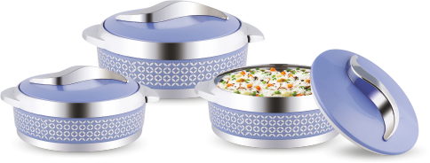 Azure Insulated Plastic Casserole Set