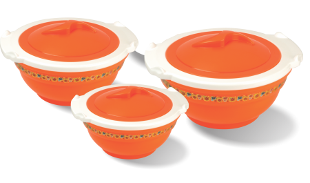 SunGlow Insulated Plastic Casserole Set