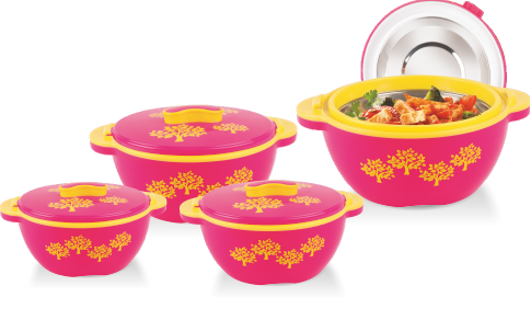 Blossom Fest Insulated Plastic Casserole Set