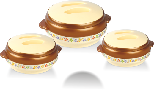 Autumn Bloom Insulated Plastic Casserole Set