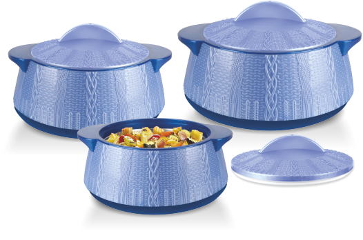 SkyLuxe Insulated Plastic Casserole Set