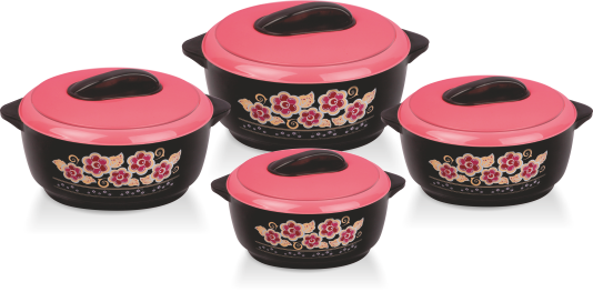 FloraCharm Insulated Plastic Casserole Set